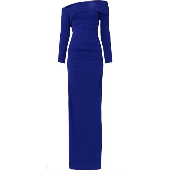 Nicole Miller Dresses & Skirts - Nicole Miller Structured Off Shoulder Gown Size 8 $495 MSRP